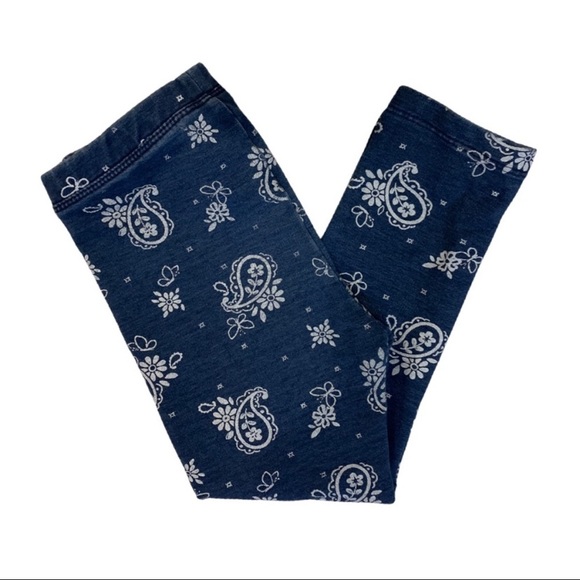 Gymboree Navy Paisley Print Legging 
Size: 2T - Picture 1 of 6